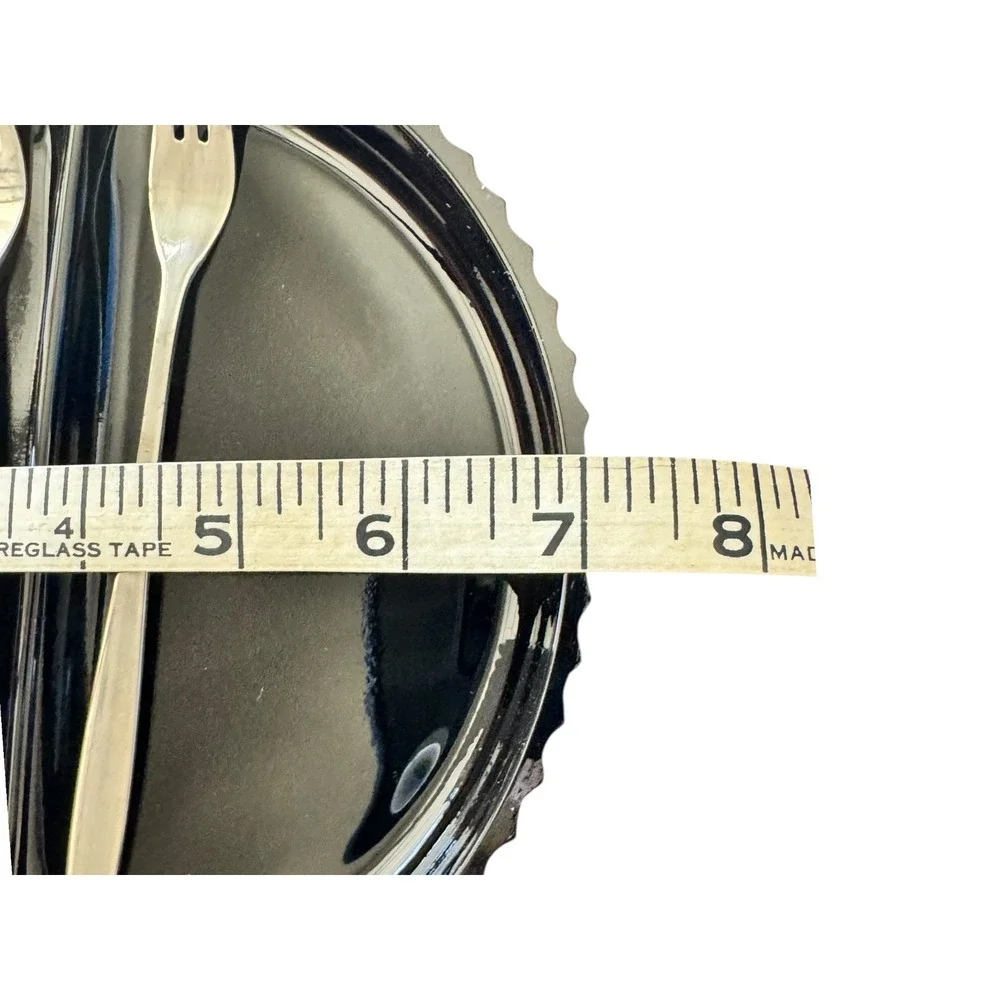 Northland Black Onyx Divided Relish Plate 7